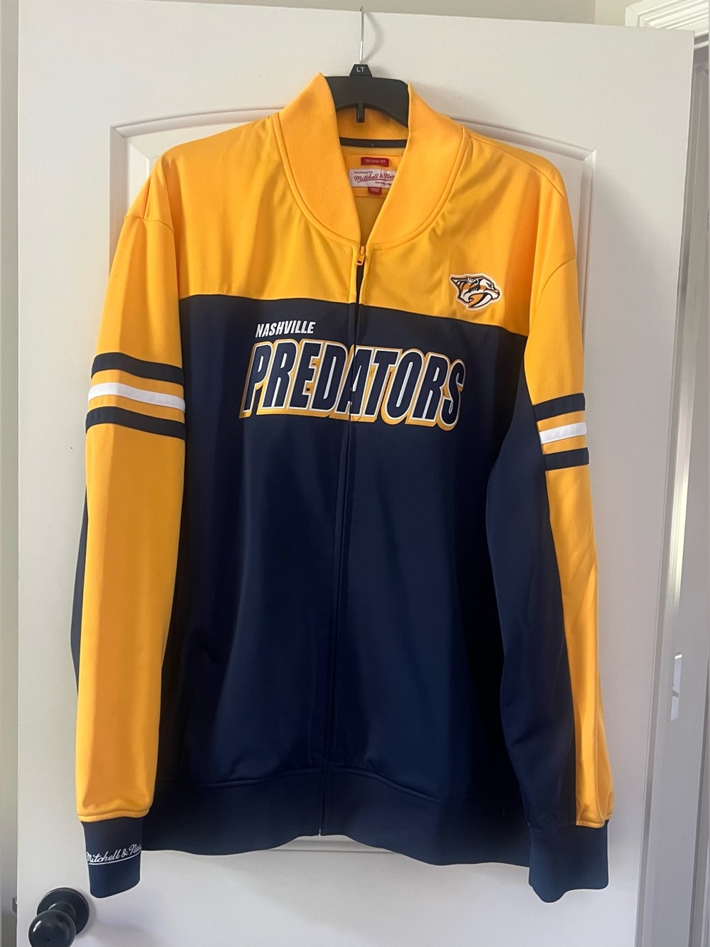 Nashville Predators Men’s 5XL Jacket NHL Mitchell & Ness Smashville Retro Track